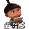 ME PASAS
LA TAREA?