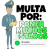 MULTA
POR:
PONER
MUCHOS
ESTADOS
Mi estado
toca para añadir actualización d..
RES