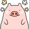 Very Cute And Round Pig Emoji 28