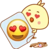 Цыпленок с эмодзи 19