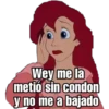 Wey me la
metió sin condon
y no me a bajado