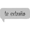 te extraño