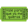 TICKET
Vale para
que ya me
quieras
TICKET
@fheerib