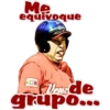 Me
equivoque
Uenede
grupo...
