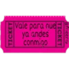 TICKET
Vale para que
ya andes
conmigo
TICKET
@freerit