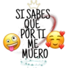 MY
SI SABES
QUE
POR TI
ME
MUERO