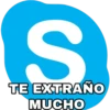 TE EXTRAÑO
MUCHO
