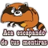 Gise Eis
Aca escapando
de tus mentiras