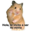 Hola, te invito a ser
mi novio