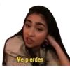 Me pierdes