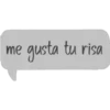 me gusta tu risa