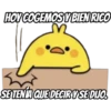 HOY COGEMOS Y BIEN RICO
SE TENÍA QUE DECIR Y SE DIJO.
