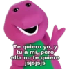 Te quiero yo, y
tu a mí, pero
ella no te quiere
jsjsjsjs