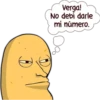 Verga!
No debí darle
mi número.
