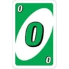 Cartas verde UNO 15