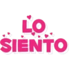 LO
SIENTO