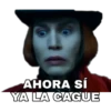 AHORA SÍ
YA LA CAGUE