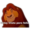 Estoy triste pero feliz