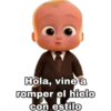 Hola, vine a
romper el hielo
con estilo