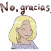 No, gracias.
abygail