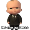 No me agradas