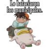 Lo balaciaron
los municipales.