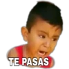 TE PASAS