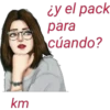 km ¿y el pack para cuando?