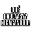 QUÉ
HABLAAS??
NICACANDOO!