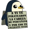 A TI TE
PIRATEARON
LA CABEZA
DE PEQUEÑITO
Y POR ESO TE
QUEDASTE VEVES