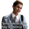 Sin evidencia no
hay sentencia xD