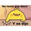 Se tenía que decir
Y se dijo
