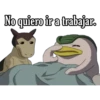 No quiero ir a trabajar.