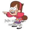 jaja mira una estúpida
