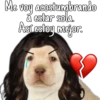 Me voy
acostumbrando
á estar sola.
Así estoy mejor.