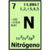7
7 14,0067
1,2,±3,4,5
-183
-218,8
0,81
1s22s22p3
Nitrógeno
IN