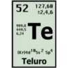 52 127,60
+2,4,6
989,8
449,5
6,24
Te
(Kr)4d105s
5p1
Teluro