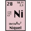 28
58,71
2,3
Ni
2730
1453
8,9
(Ar)3d°4s?
Niquel