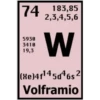 74.183,85
2,3,4,5,6
W
5930
3410
19,3
2
(Xe)4f145d*6s
Volframio