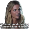 Senotar cuando mientes
y cuando dices la verdad