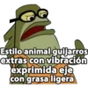 Estilo animal guijarros
extras con vibración
exprimida eje
con grasa ligera