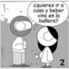 ¿quieres ir a casa y beber vino en la bañera?