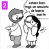 2
estare blen.
(traje un amuleto
de buena
suerte
WAT