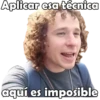Aplicar esa técnica
aquí es imposible