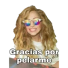 Gracias por pelarme