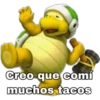 Creo que comí
muchos tacos