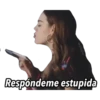 Respóndeme estupida