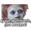 Ay que aburrimiento, ¿nos besamos?