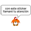 @YoSoyTeba
con este sticker
llamaré tu atención