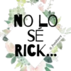 NO LO
SÉ
RICK
@ Femifancy